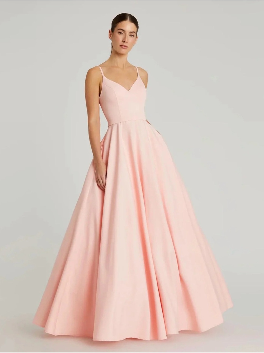 Mac Duggal Blush Pink Ball Gown – Size 14 – NWT 🎀✨